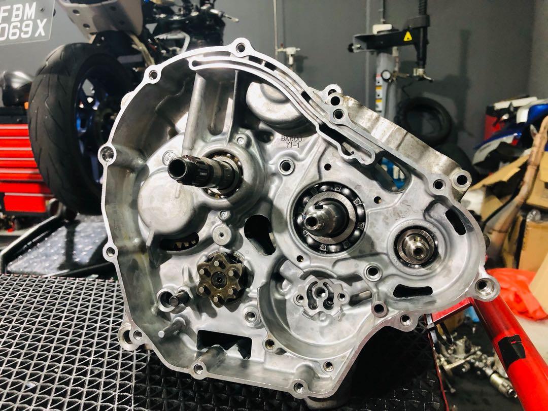 Dirty Engine Before Repair