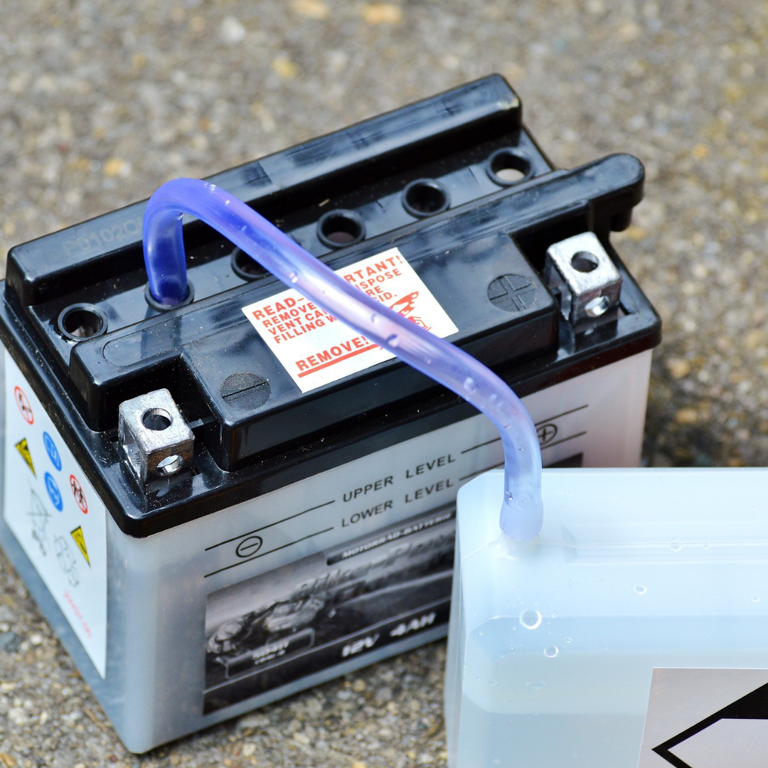 Old Battery Before Replacement